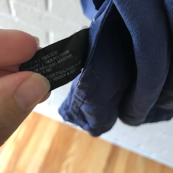 Club Monaco Silk Sundress Blue XS - Picture 4 of 5